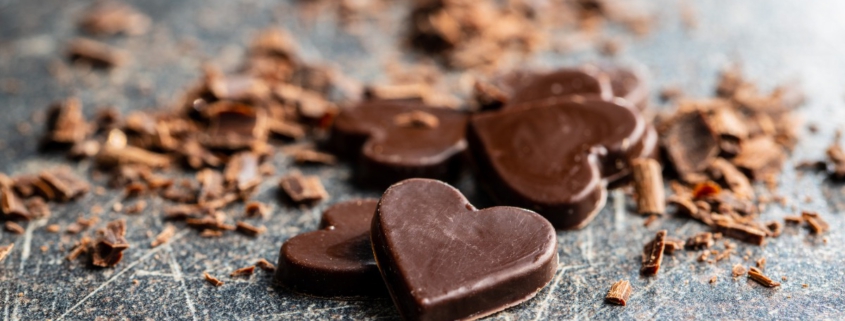 Schokolade zum Valentinstag